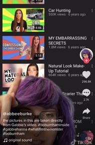 Abbee Burke claims Gabbie Hanna stalked Bo Burnham years ago (Image via TikTok)
